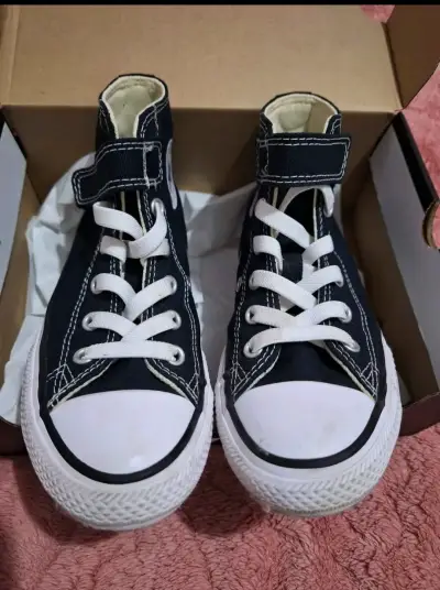Zapatillas Converse All Star negras para niños - miniatura 3