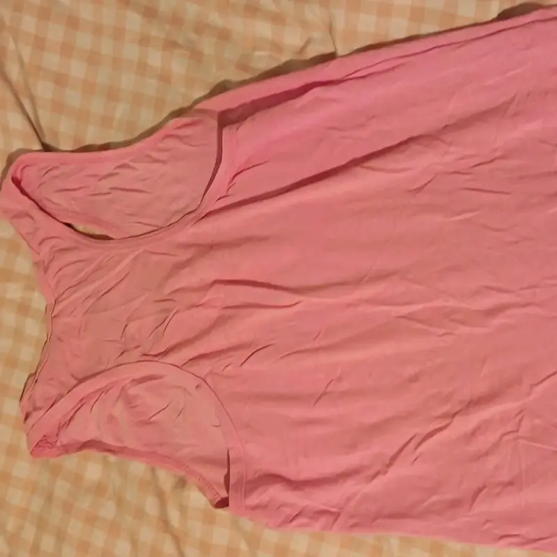 Polera sin mangas rosa para mujer - 1