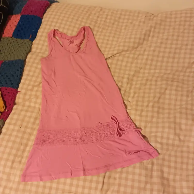Polera sin mangas rosa para mujer - 2