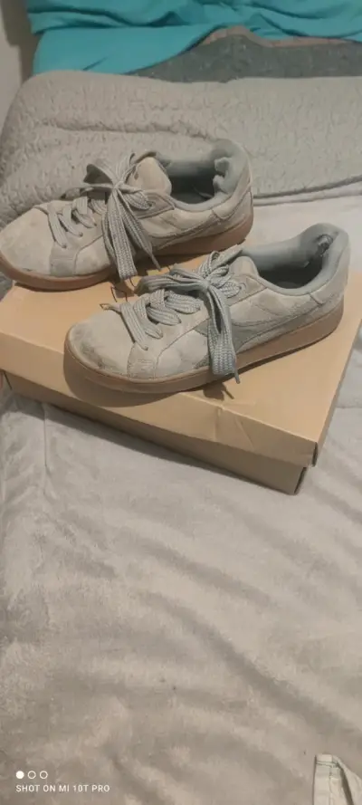 Zapatillas deportivas grises para hombre en buen estado - miniatura 3