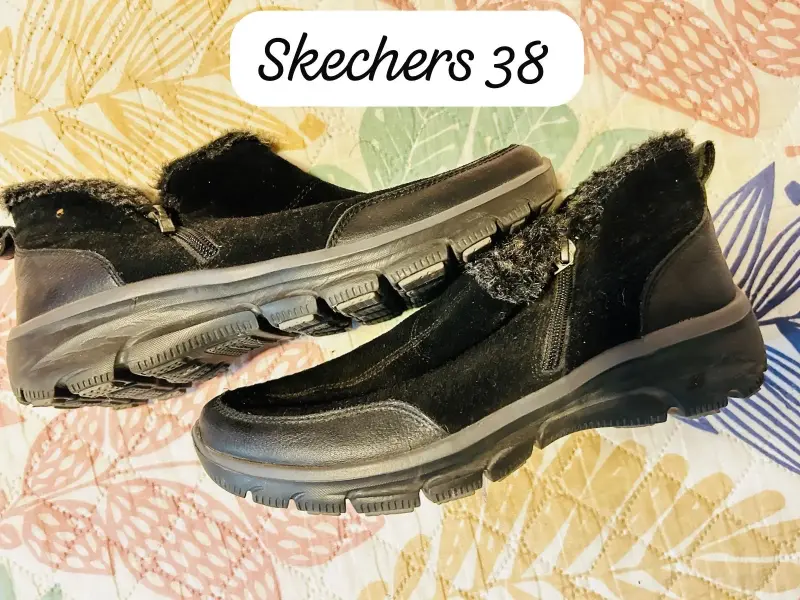 Botines Skechers negros talla 38 - 1