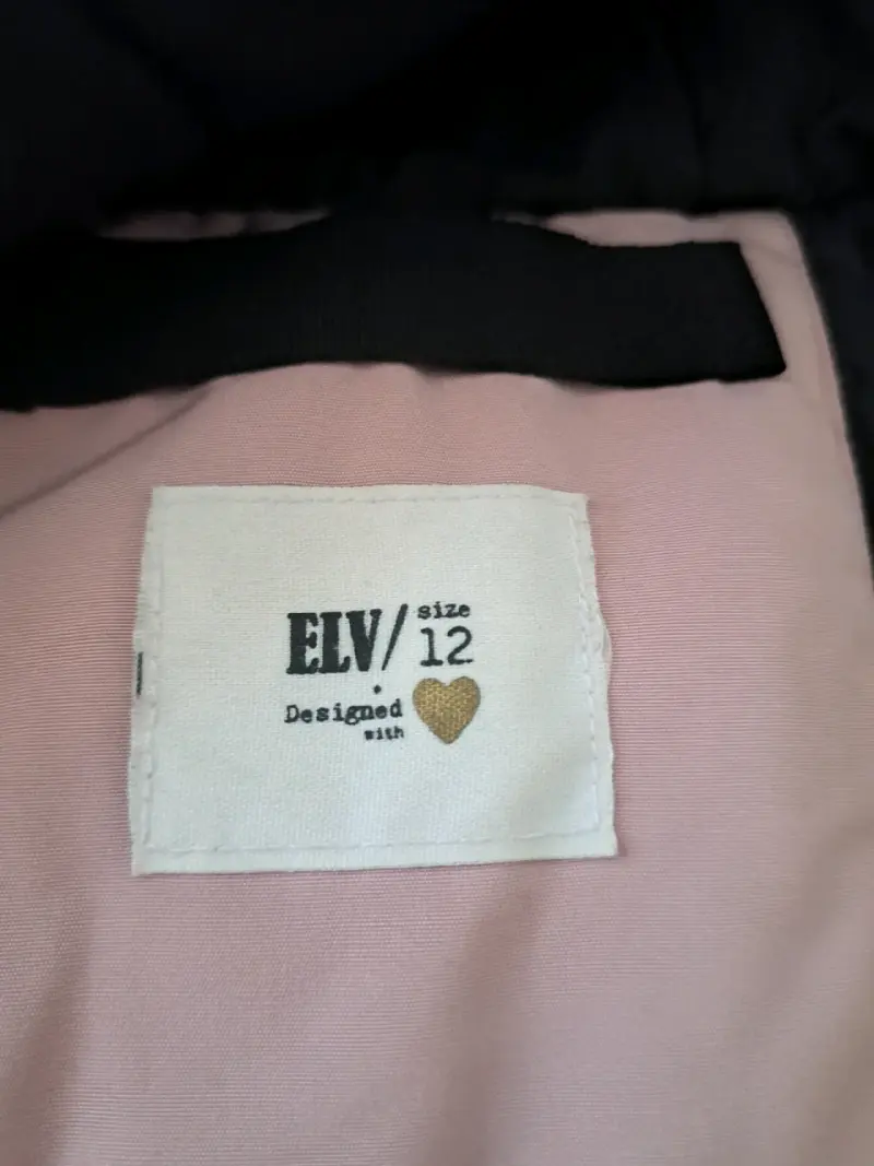 Chaqueta rosada con capucha para mujer talla 12 - 2