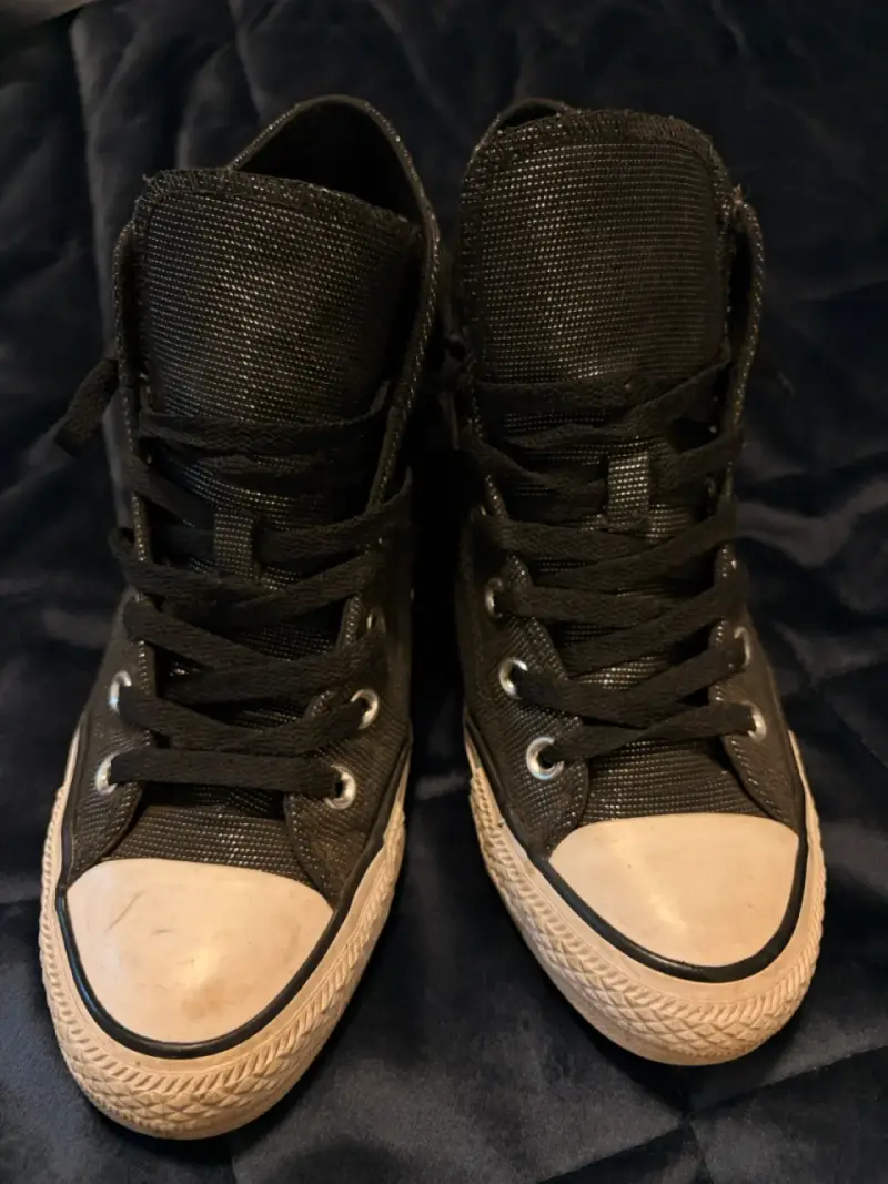 Zapatillas Converse All Star negras de lona - 2