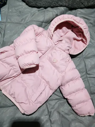 Chaqueta rosada para niña Baby Harvest - miniatura 1