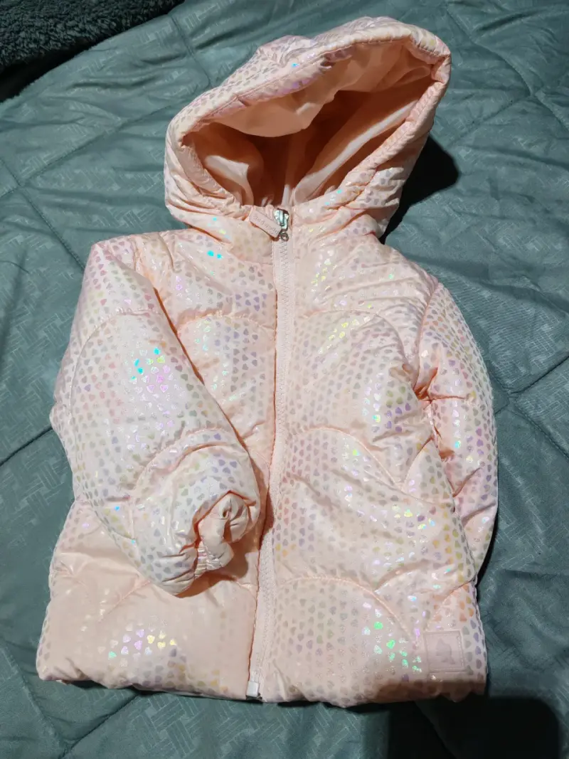 Chaqueta rosada para niña Baby Harvest