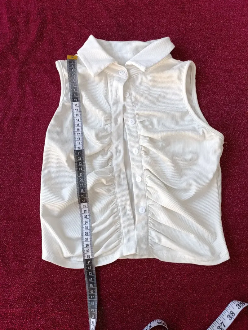 Polera top tipo blusa - 1
