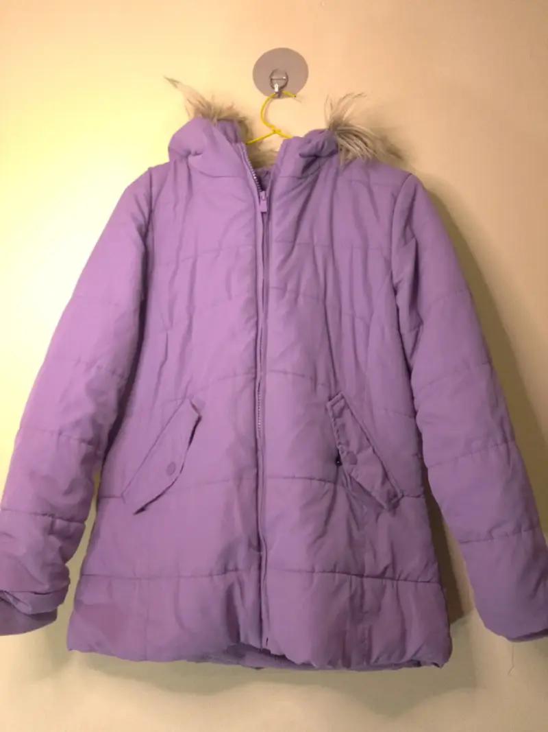 Chaqueta de invierno con capucha de piel sin - 1