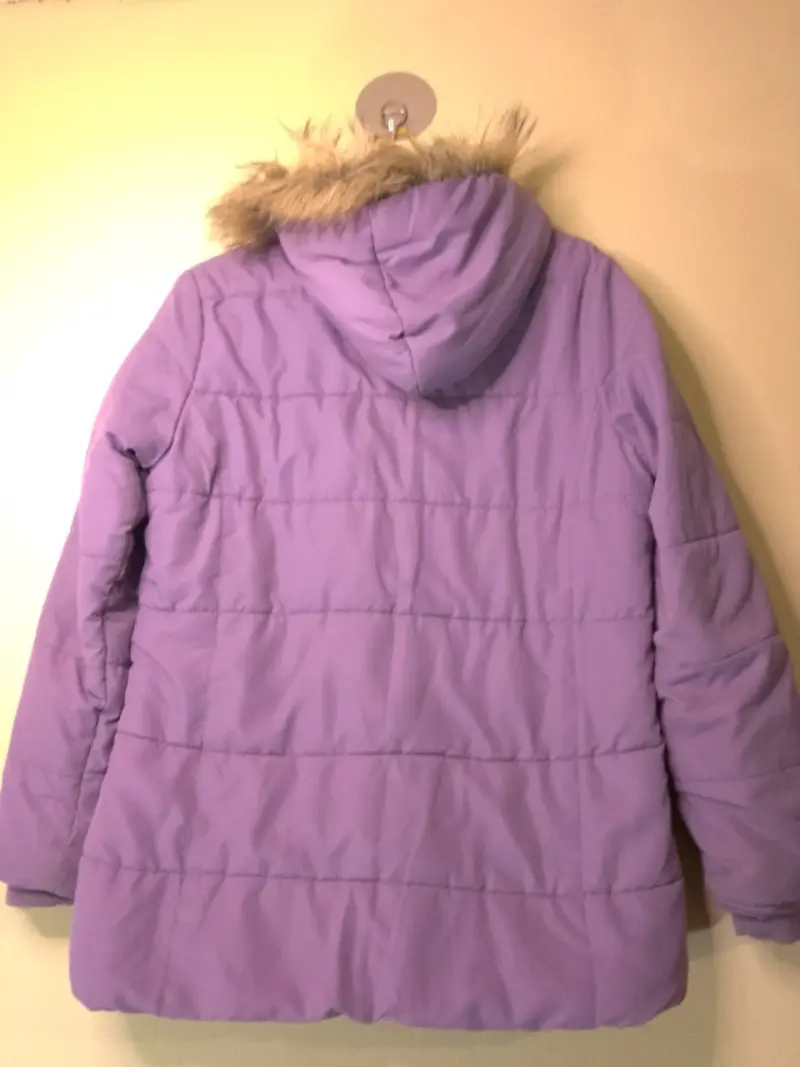 Chaqueta de invierno con capucha de piel sin - 3