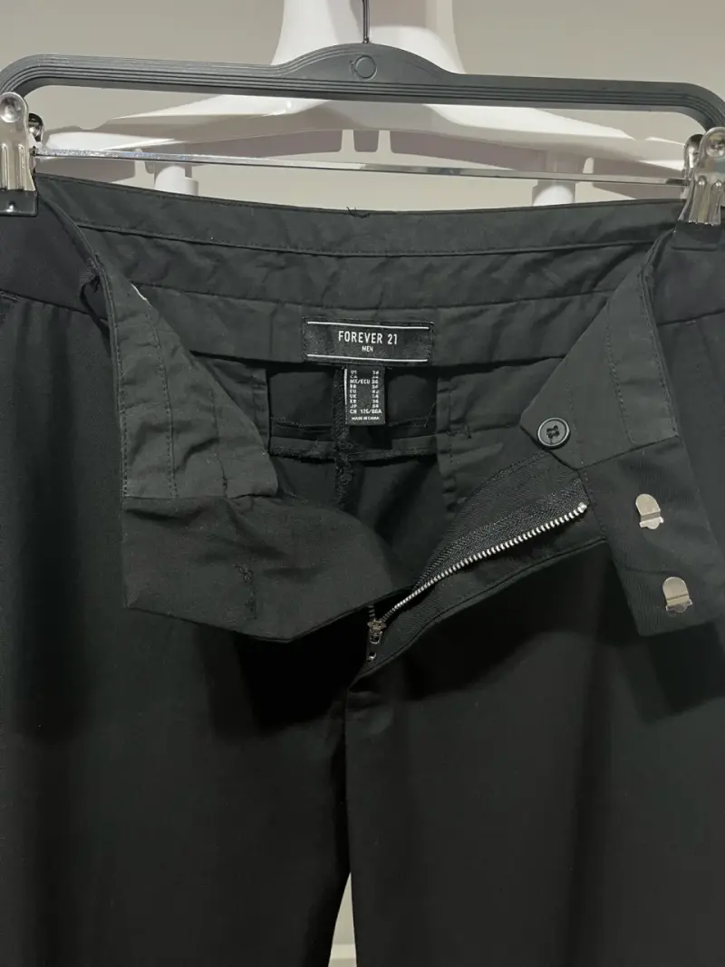 Pantalones negros de vestir Forever 21 Hombre - 2