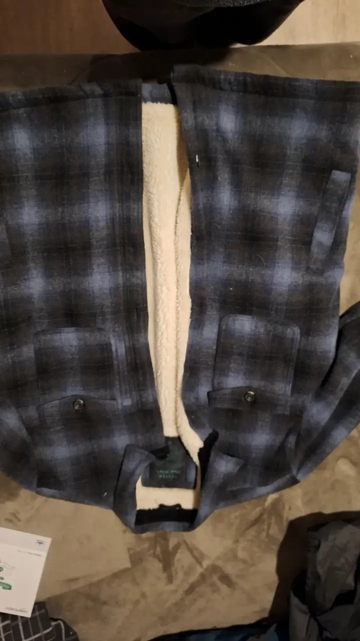 Chaqueta Foster Dark Jungle de lana azul - 2