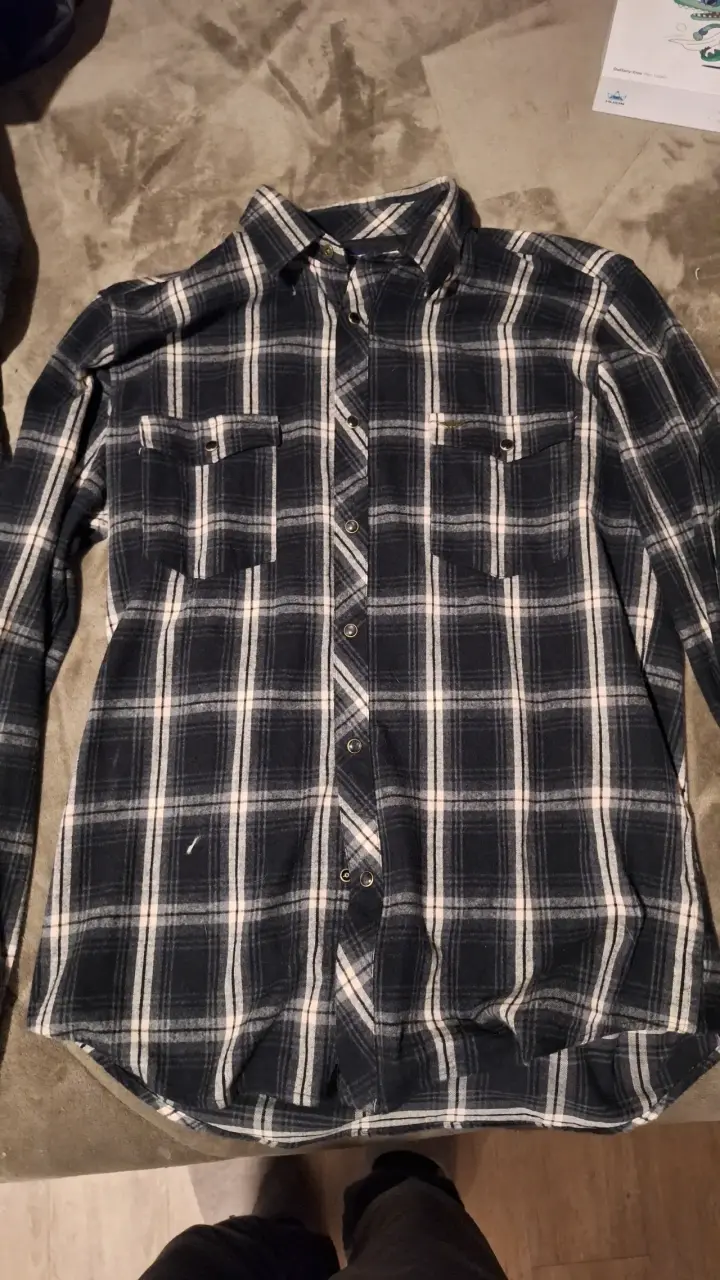 Camisa de franela a cuadros Ferouch Jeans - 1