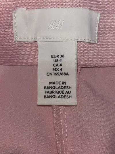 Pantalone formal  H&M palo rosa - miniatura 3