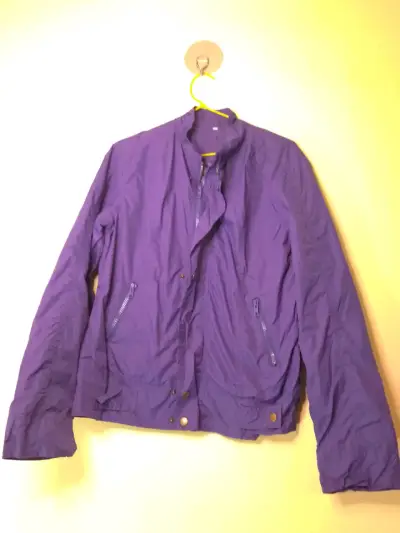 Chaqueta Morada para Mujer con Cierre - miniatura 1