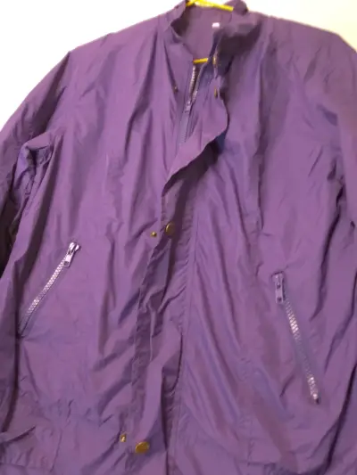 Chaqueta Morada para Mujer con Cierre - miniatura 2