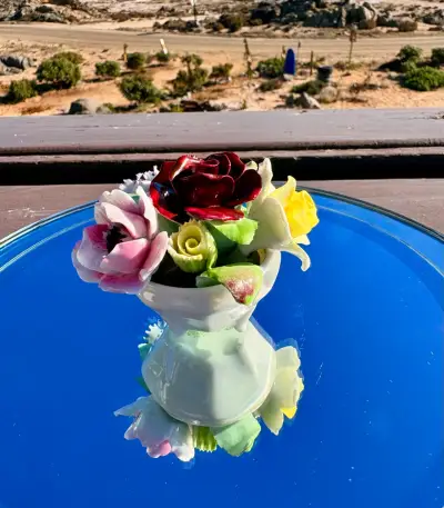 arreglo floral vintage Royal Doulton - miniatura 3