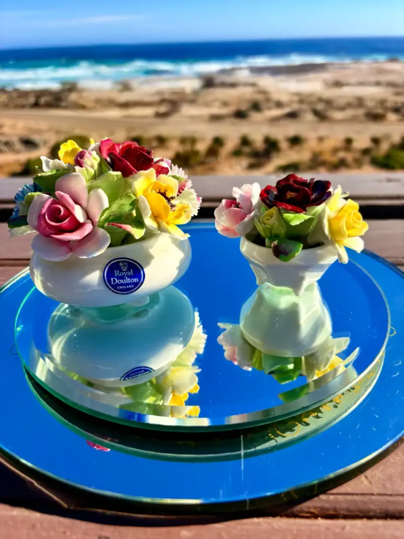 arreglo floral vintage Royal Doulton - 5