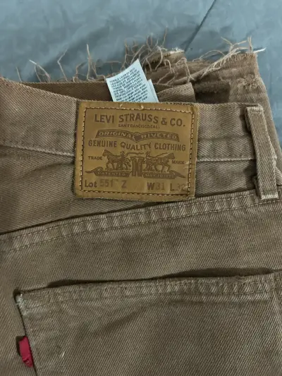 Jeans marrones Levi's 551z - miniatura 3