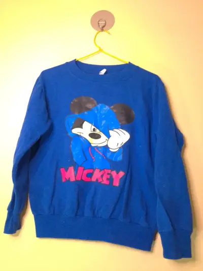 Polerón azul de Mickey para niños - miniatura 1