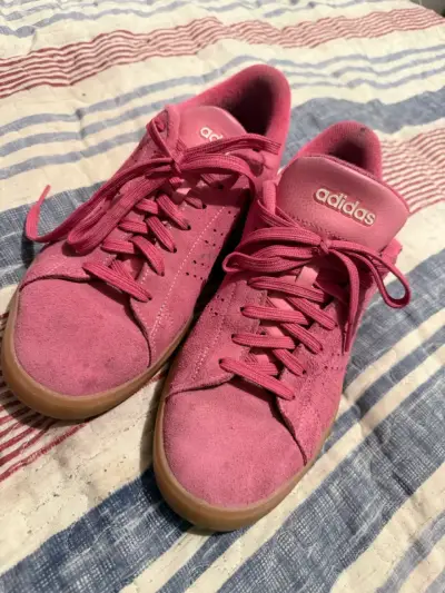 Zapatillas Adidas rosas de gamuza para mujer - miniatura 5