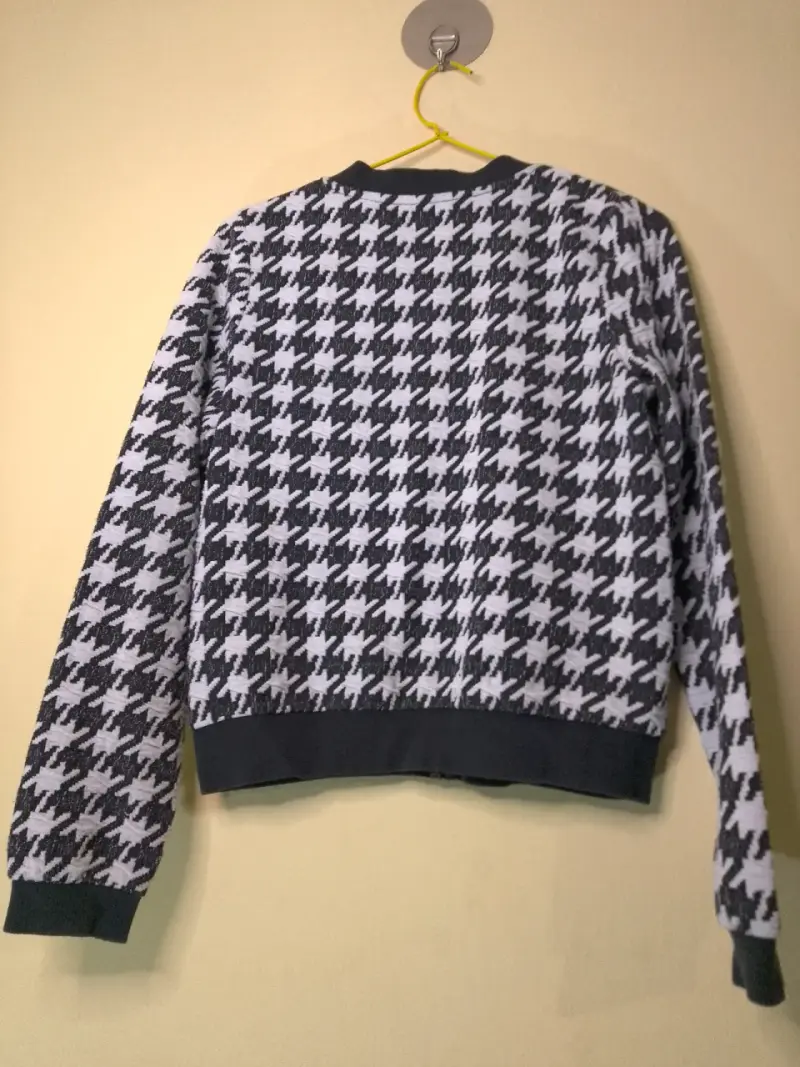 Chaqueta de punto con diseño pata de gallo - 3