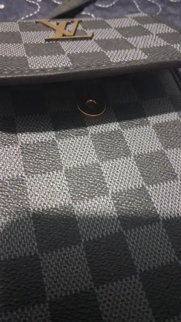 Bolso cruzado de cuadros estilo LV - 2