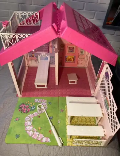 Casa de Muñecas Barbie Plegable 1992 - miniatura 4