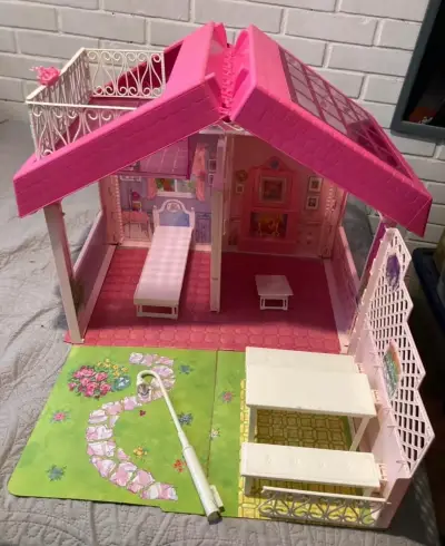 Casa de Muñecas Barbie Plegable 1992 - miniatura 6