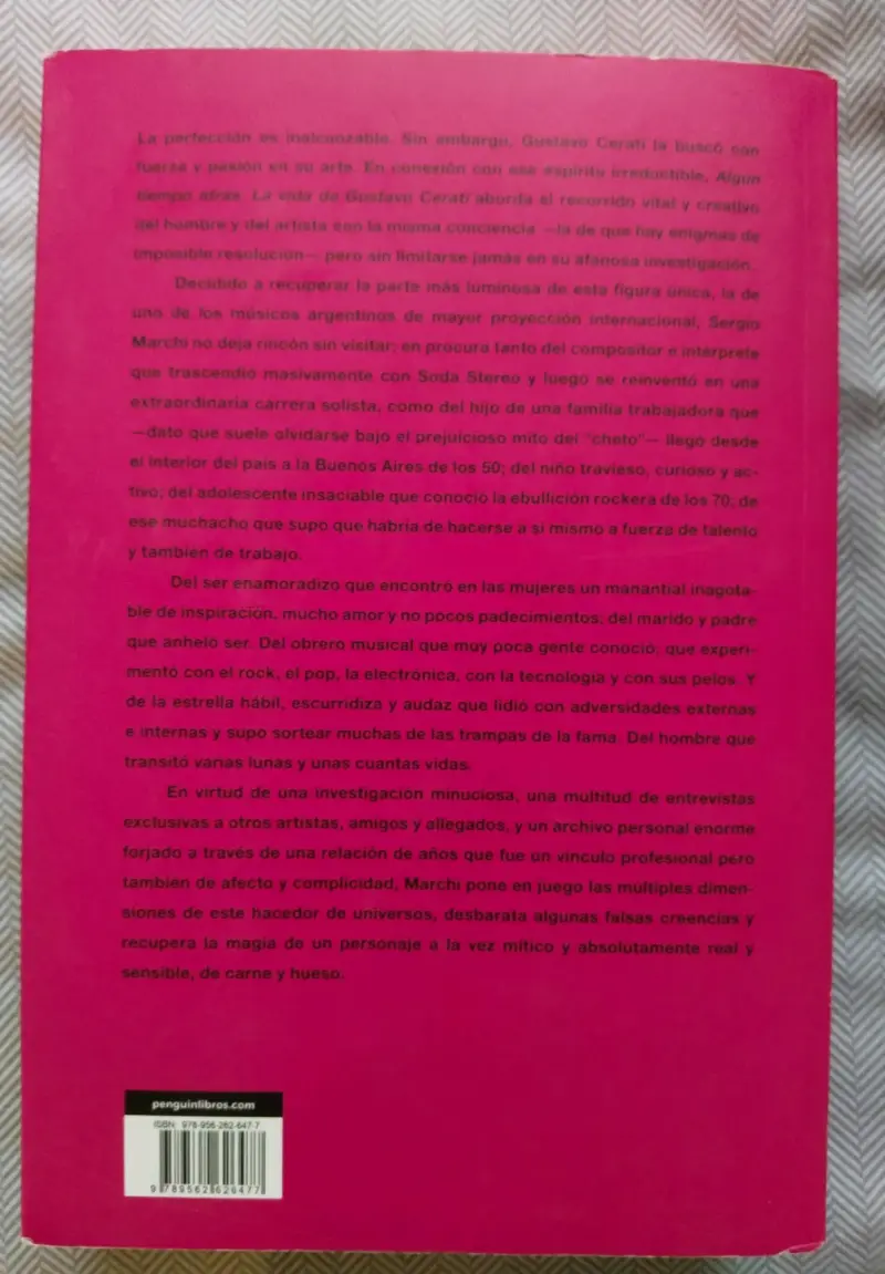 Libro 'Algún Tiempo Atrás' sobre Gustavo Cerati - 2