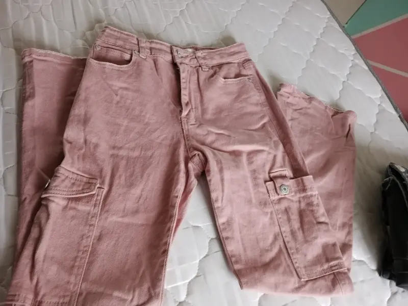 Pantalones cargo rosados para Niña