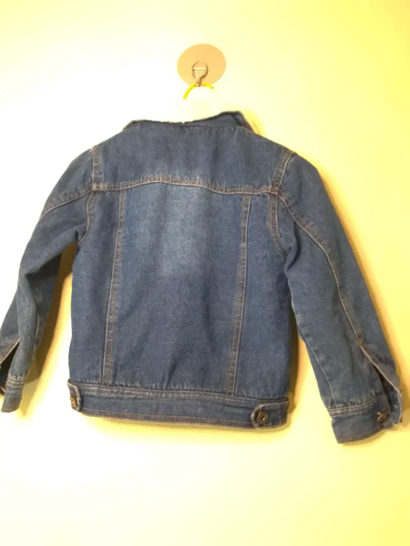 Chaqueta de mezclilla para niño con forro de lana - 3