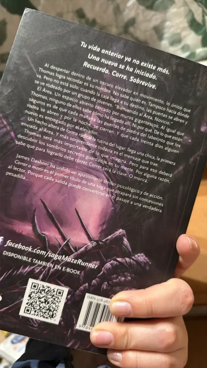 Libro Maze Runner: Correr o Morir de James Dashner - 2