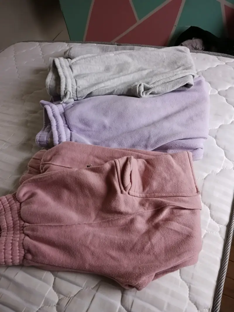 Conjunto de pantalones de algodón para niña
