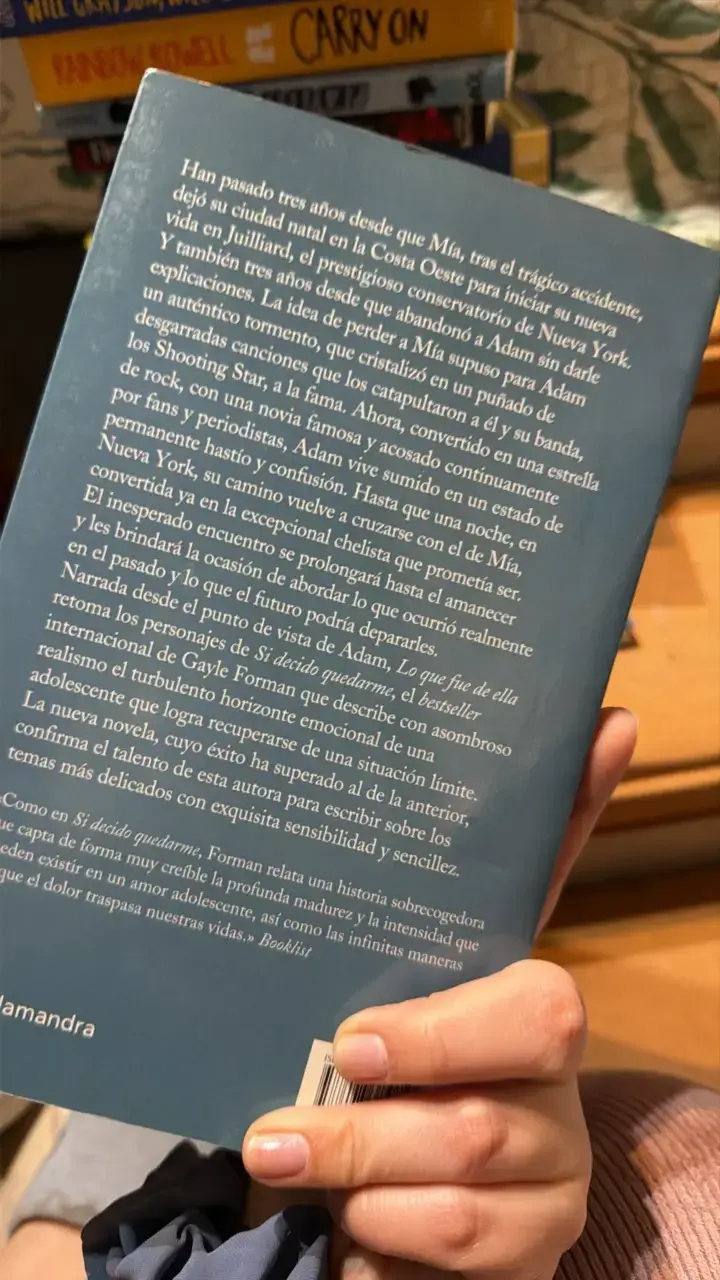 Libro 'Lo que fue de ella' de Gayle Forman - 2