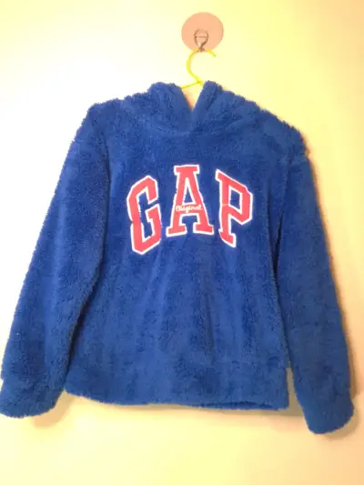 Polerón de felpa azul GAP para mujer - miniatura 1