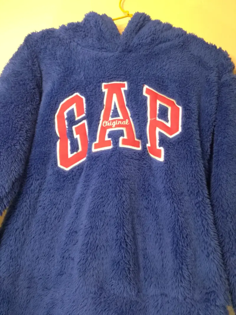 Polerón de felpa azul GAP para mujer - 2