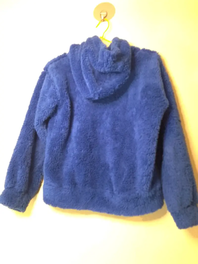 Polerón de felpa azul GAP para mujer - 3