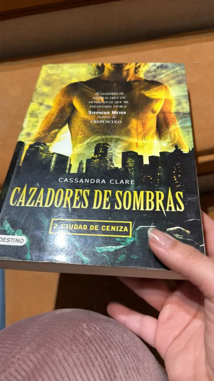 Libro Cazadores de Sombras Ciudad de Ceniza