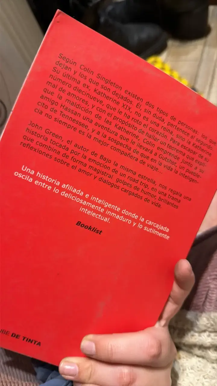 Libro El Teorema Katherine de John Green - 2