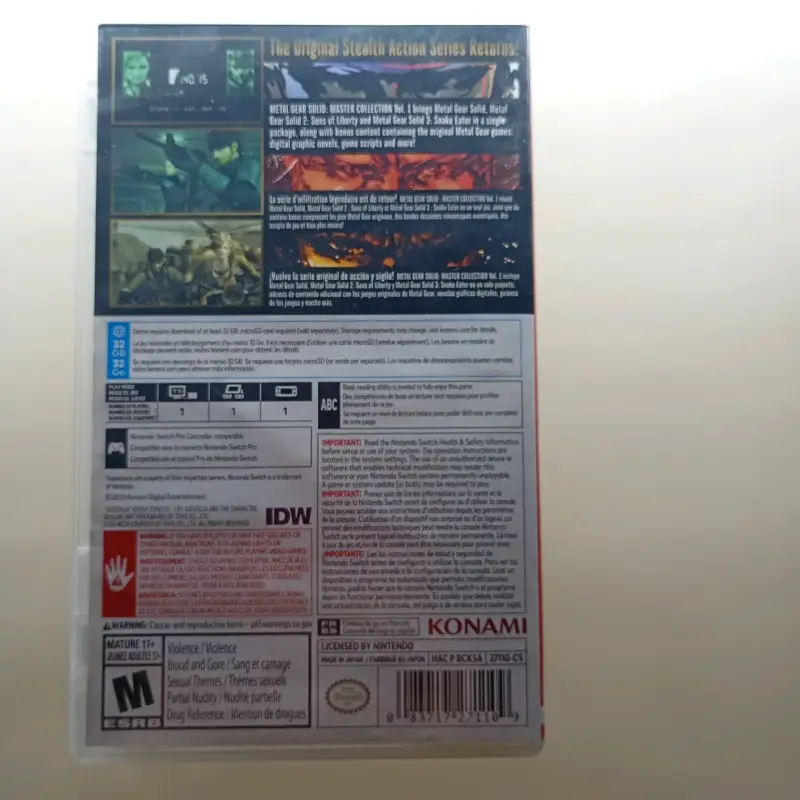 Metal Gear Solid Vol. 1 para Nintendo Switch - 3