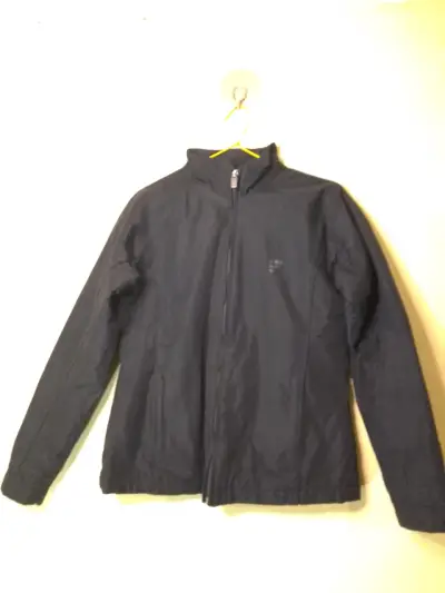 Chaqueta negra para hombre con cierre - miniatura 1