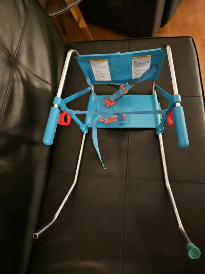 Silla de bebé portátil azul Clak - 1