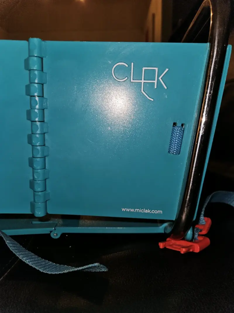 Silla de bebé portátil azul Clak - 3