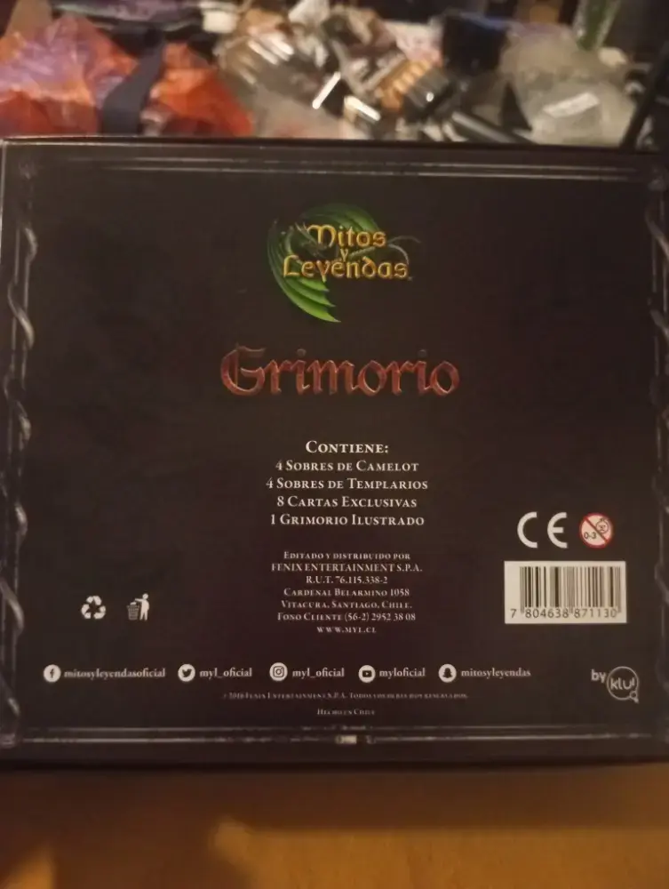 Caja Grimorio Mitos y Leyendas + 96 Cartas (Promos - 6
