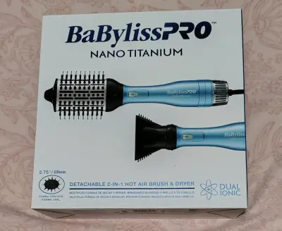 Cepillo Secador BaBylissPRO Nano Titanium 2 en 1 - miniatura 1