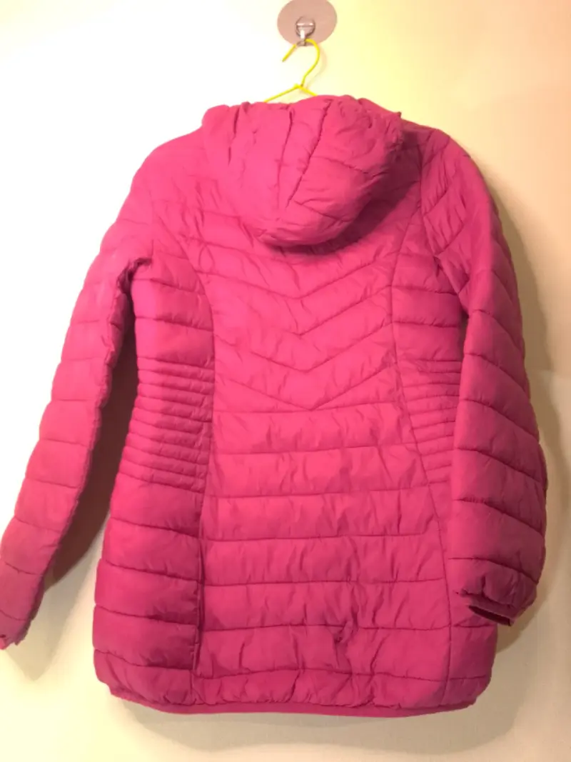 Chaqueta acolchada fucsia para mujer - 3