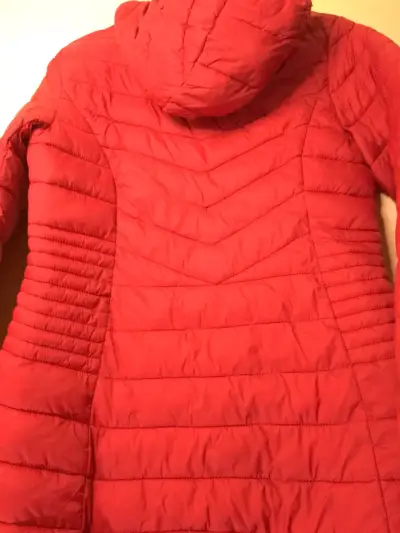 Chaqueta acolchada fucsia para mujer - miniatura 4