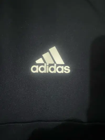 Chaqueta deportiva Adidas negra con franjas - miniatura 2