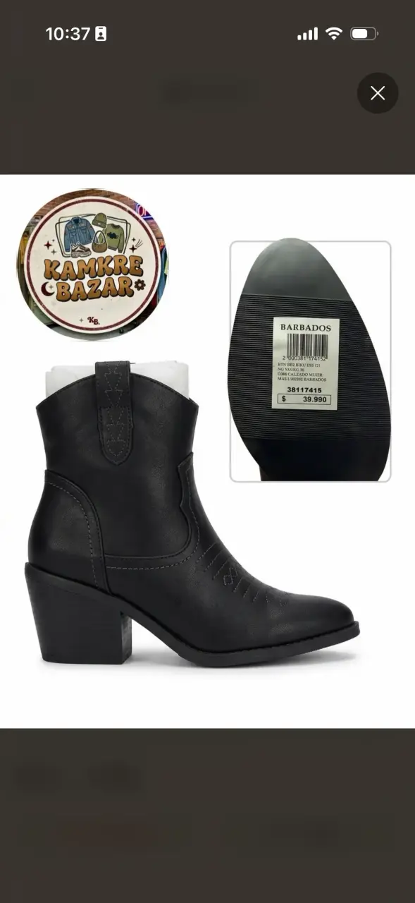 Zapatos de mujer Barbados negros - 1