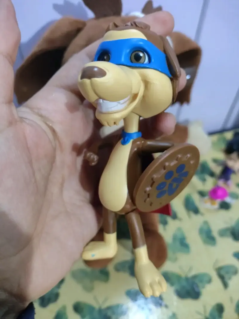 Set de peluches y figuras perro chocolo - 5