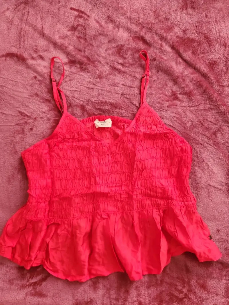 Blusa roja de tirantes Umbrale talla XL - 1